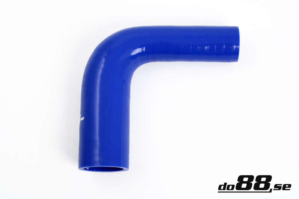 Silicone Hose Blue 90 degree 0,5 - 0,75\'\' (13-19mm) in the group Silicone hose / hoses / Silicone hose Blue / Reducing elbow / 90 degree at do88 AB (BR90G13-19)