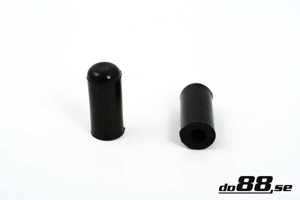 Siliconecap 4mm Black in the group Hose accessories / Silicone caps at do88 AB (CAP4S)