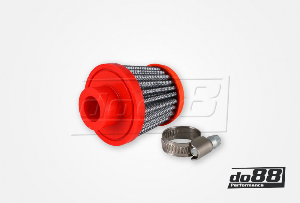 BMC Crank case ventilation filter, Connection 16mm, Length 47mm in the group Engine / Tuning / Air filter / BMC Crank case ventilation filter at do88 AB (FBSA16-40)