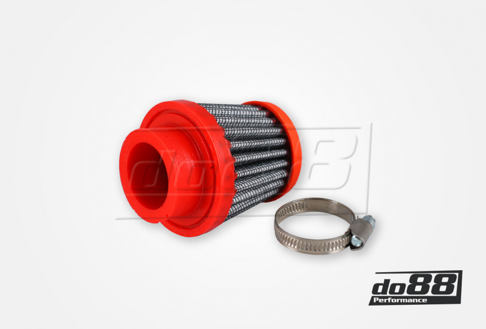 BMC Crank case ventilation filter, Connection 25mm, Length 47mm in the group Engine / Tuning / Air filter / BMC Crank case ventilation filter at do88 AB (FBSA25-40)