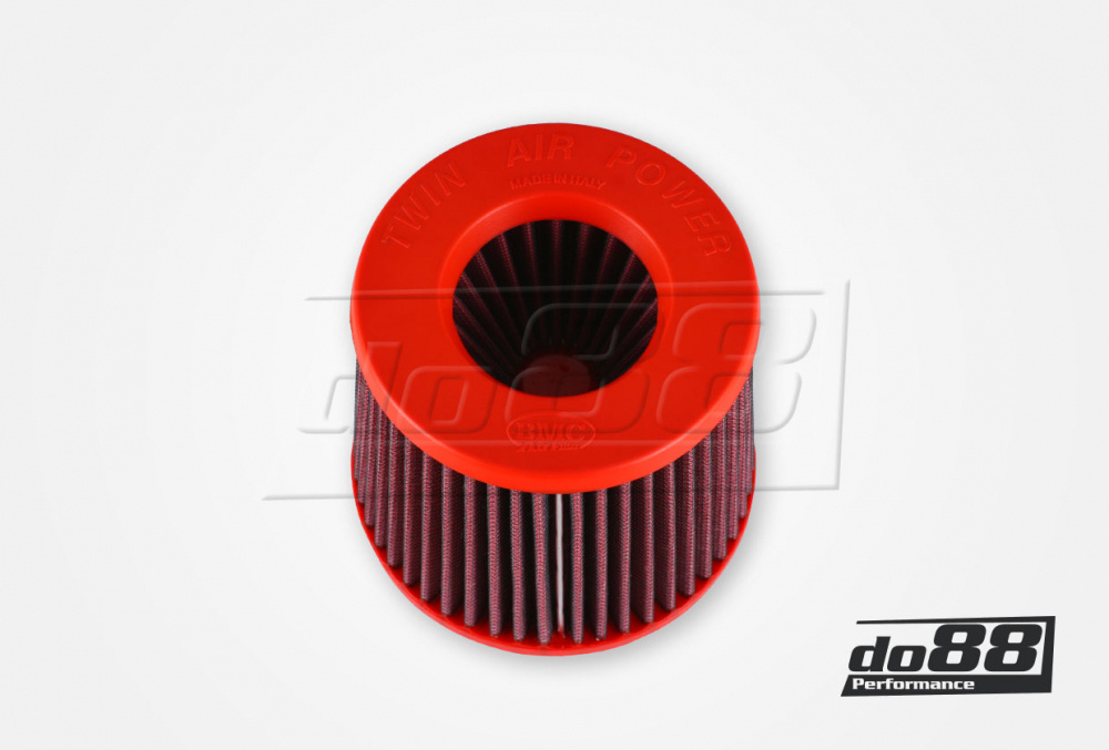 BMC Twin Air Koniskt Luftfilter, Anslutning 80mm, Längd 140mm