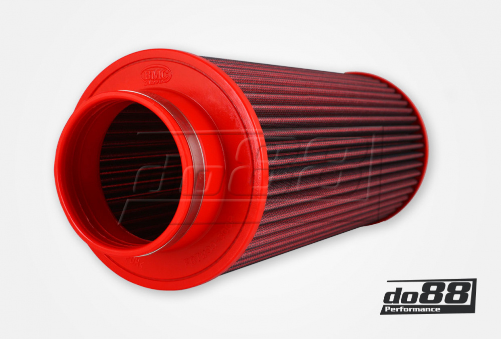 BMC Twin Air Koniskt Luftfilter, Anslutning 90mm, Längd 300mm