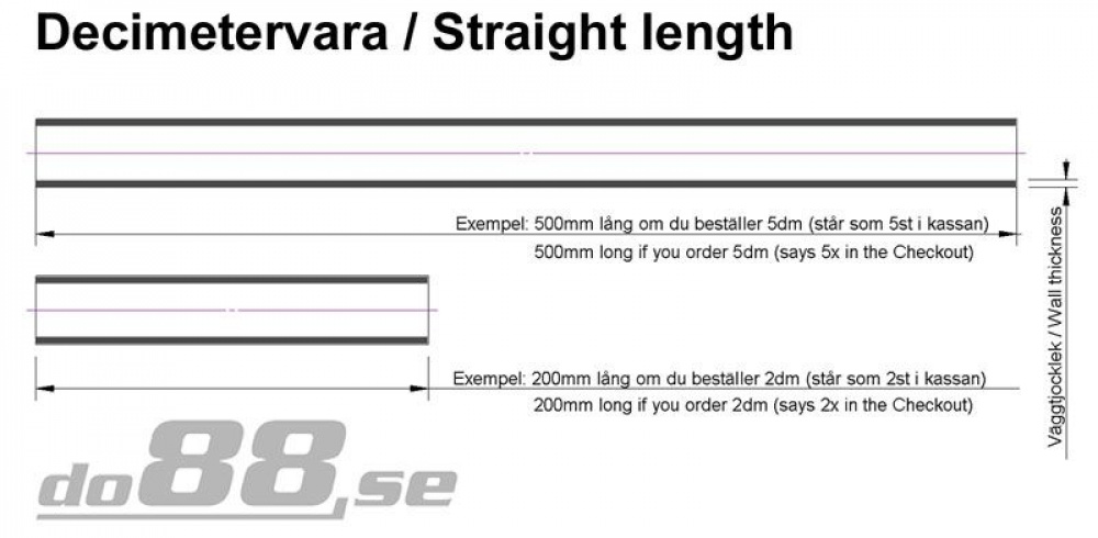 Silikonslang Decimetervara Blå 2,5´´ (63mm) Silikonslang Decimetervara Blå 2,5´´ (63mm)