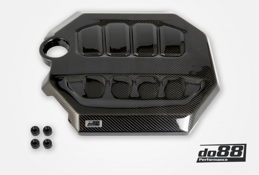 VW Golf MK8 GTI / R Carbon fiber engine cover in the group By vehicle / VW / Golf, 2.0T EA888 Gen 4 (Mk 8 MQB Evo) at do88 AB (MK-100)