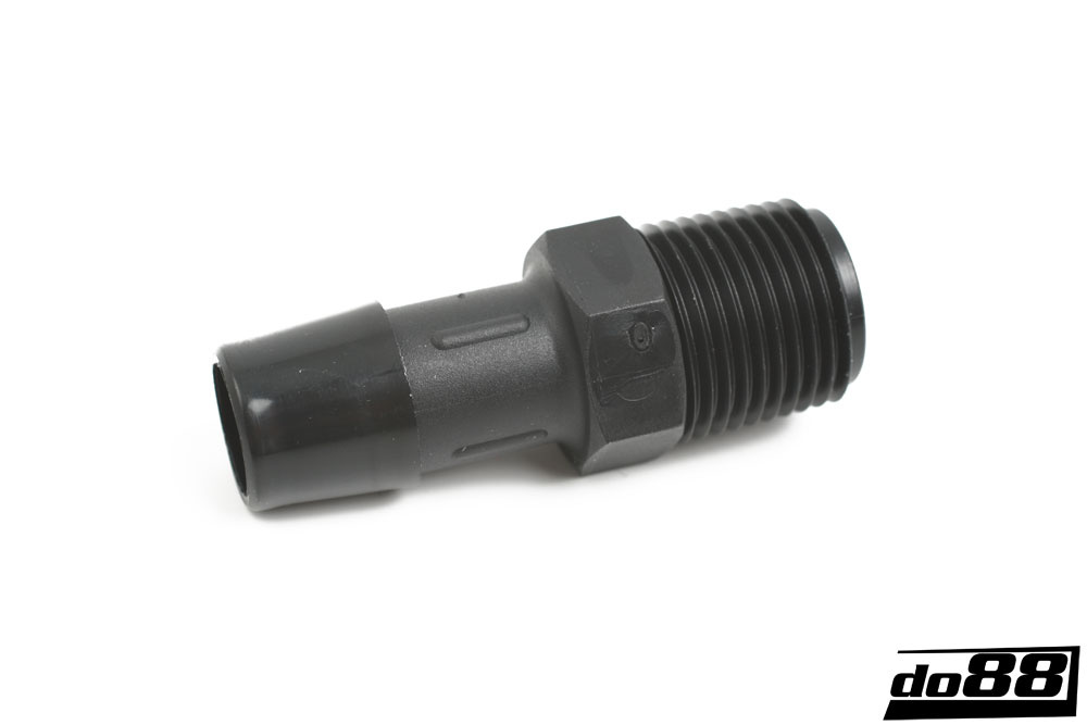 Straight Coupler 13mm 3/8\'\'-18 NPT in the group Hose accessories / Plastic hose fittings / Connection NPT thread at do88 AB (NC-13-NPT4)