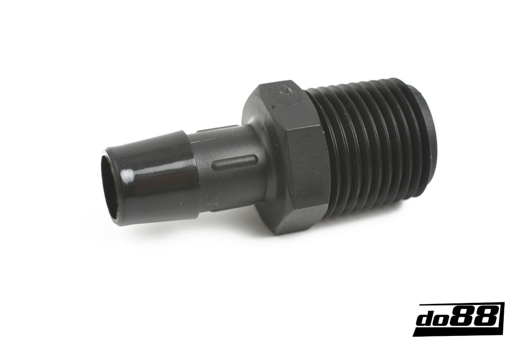 Straight Coupler 13mm 1/2\'\'-14 NPT in the group Hose accessories / Plastic hose fittings / Connection NPT thread at do88 AB (NC-13-NPT5)