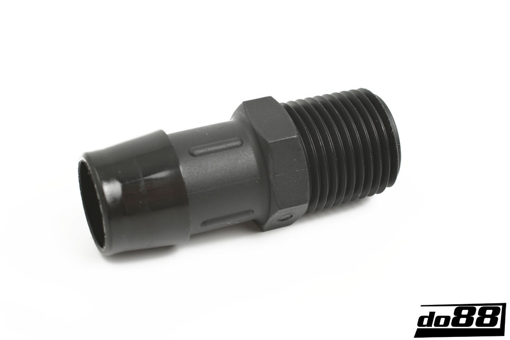 Straight Coupler 19mm 1/2\'\'-14 NPT in the group Hose accessories / Plastic hose fittings / Connection NPT thread at do88 AB (NC-19-NPT5)