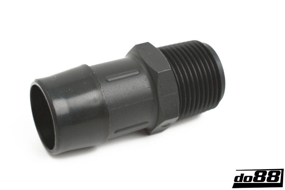 Straight Coupler 25mm 3/4\'\'-14 NPT in the group Hose accessories / Plastic hose fittings / Connection NPT thread at do88 AB (NC-25-NPT6)