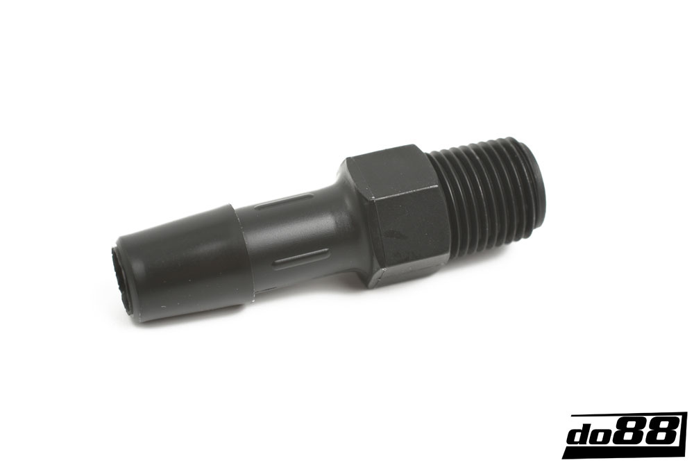 Straight Coupler 8mm 1/8\'\'-27 NPT in the group Hose accessories / Plastic hose fittings / Connection NPT thread at do88 AB (NC-8-NPT2)