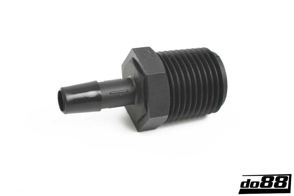 Straight Coupler 8mm 1/2\'\'-14 NPT in the group Hose accessories / Plastic hose fittings / Connection NPT thread at do88 AB (NC-8-NPT5)
