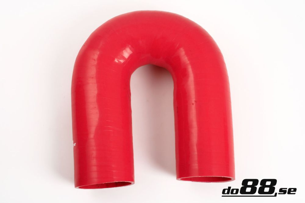 Silikonslange Rød 180 grader 3\'\' (76mm) i gruppen Silikonslange / slange / Silikonslange Rød / Bend / 180 grader hos do88 AB (RB180G76)