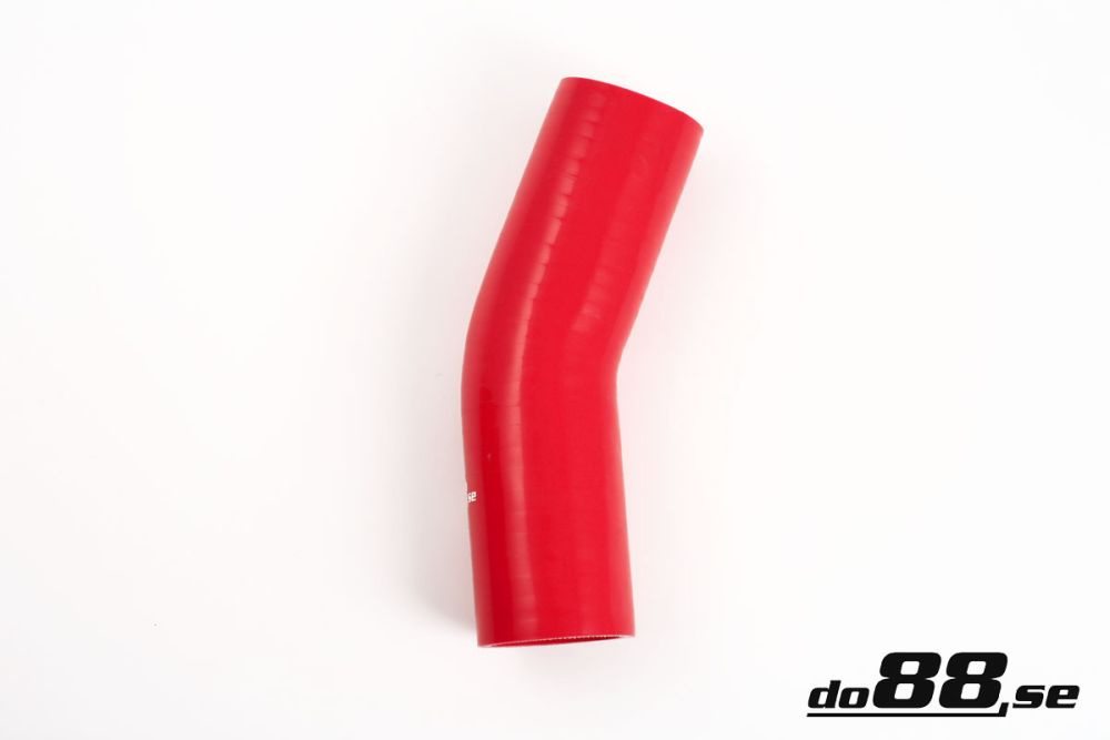 Silicone Hose Red 25 degree 2\'\' (51mm) in the group Silicone hose / hoses / Silicone hose Red / Elbows / 25 degree at do88 AB (RB25G51)