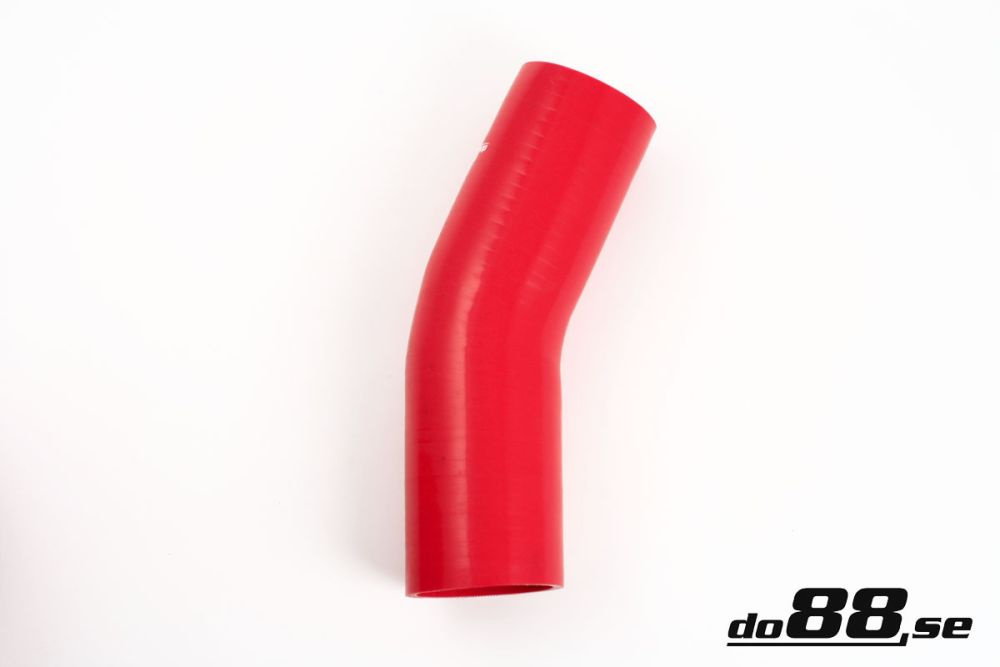 Silicone Hose Red 25 degree 2,75\'\' (70mm) in the group Silicone hose / hoses / Silicone hose Red / Elbows / 25 degree at do88 AB (RB25G70)