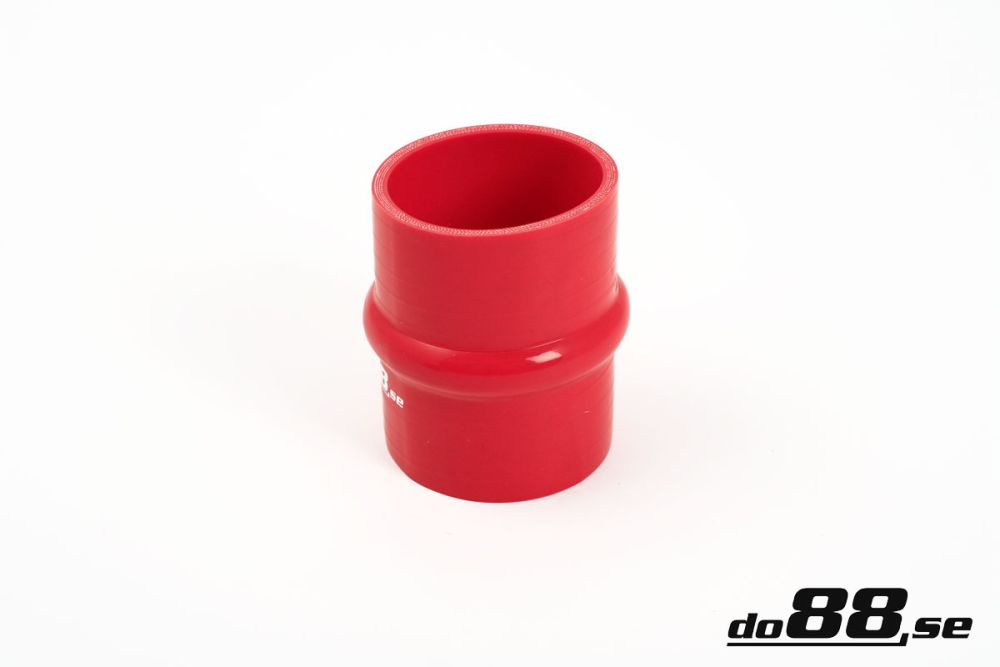 Silicone Hose Red Hump 2,5\'\' (63mm) in the group Silicone hose / hoses / Silicone hose Red / Hump at do88 AB (RH63)