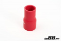Silicone Hose Red Reducer 2 - 2,25'' (51-57mm)