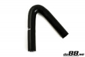 Silikonslang Svart 135 grader 0,5´´ (13mm) Silikonslang Svart 135 grader 0,5´´ (13mm)