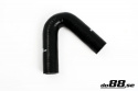 Silikonslang Svart 135 grader 0,875´´ (22mm) Silikonslang Svart 135 grader 0,875´´ (22mm)