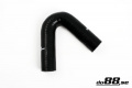 Silikonslang Svart 135 grader 0,875´´ (22mm) Silikonslang Svart 135 grader 0,875´´ (22mm)