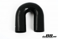 Silikonslang Svart 180 grader 3,25´´ (83mm) Silikonslang Svart 180 grader 3,25´´ (83mm)