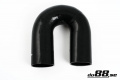 Silicone Hose Black 180 degree 3,5'' (89mm)