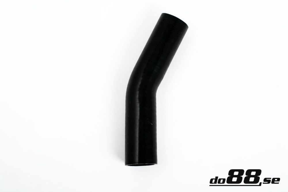 Silicone Hose Black 25 degree 1,25\'\' (32mm) in the group Silicone hose / hoses / Silicone hose Black / Elbows / 25 degree at do88 AB (SB25G32)