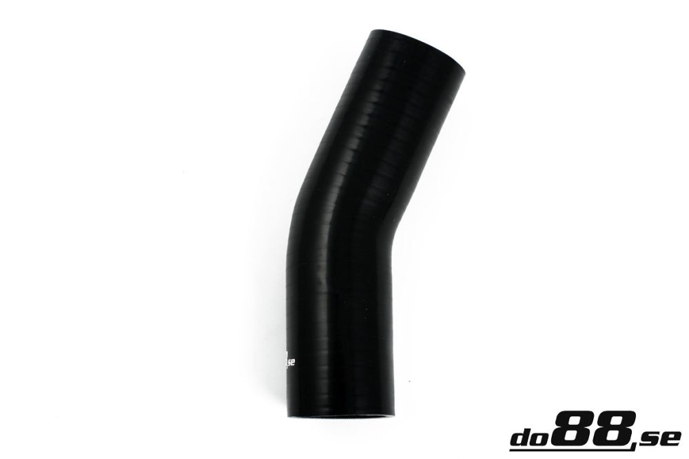Silicone Hose Black 25 degree 1,875\'\' (48mm) in the group Silicone hose / hoses / Silicone hose Black / Elbows / 25 degree at do88 AB (SB25G48)