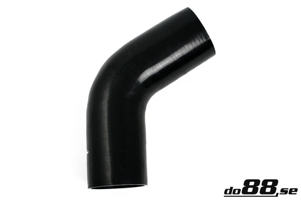 Silicone Hose Black 60 degree 4\'\' (102mm) in the group Silicone hose / hoses / Silicone hose Black / Elbows / 60 degree at do88 AB (SB60G102)