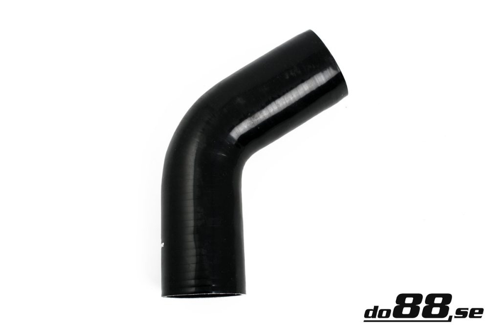 Silicone Hose Black 60 degree 2,875\'\' (73mm) in the group Silicone hose / hoses / Silicone hose Black / Elbows / 60 degree at do88 AB (SB60G73)