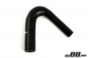 Silikonslang Svart 135 grader 0,625 - 1´´ (16-25mm) Silikonslang Svart 135 grader 0,625 - 1´´ (16-25mm)