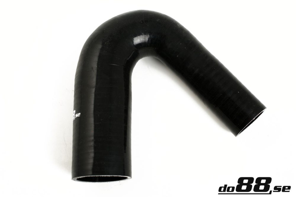Silicone Hose Black 135 degree 1 - 1,5\'\' (25-38mm) in the group Silicone hose / hoses / Silicone hose Black / Reducing elbow / 135 degree at do88 AB (SBR135G25-38)