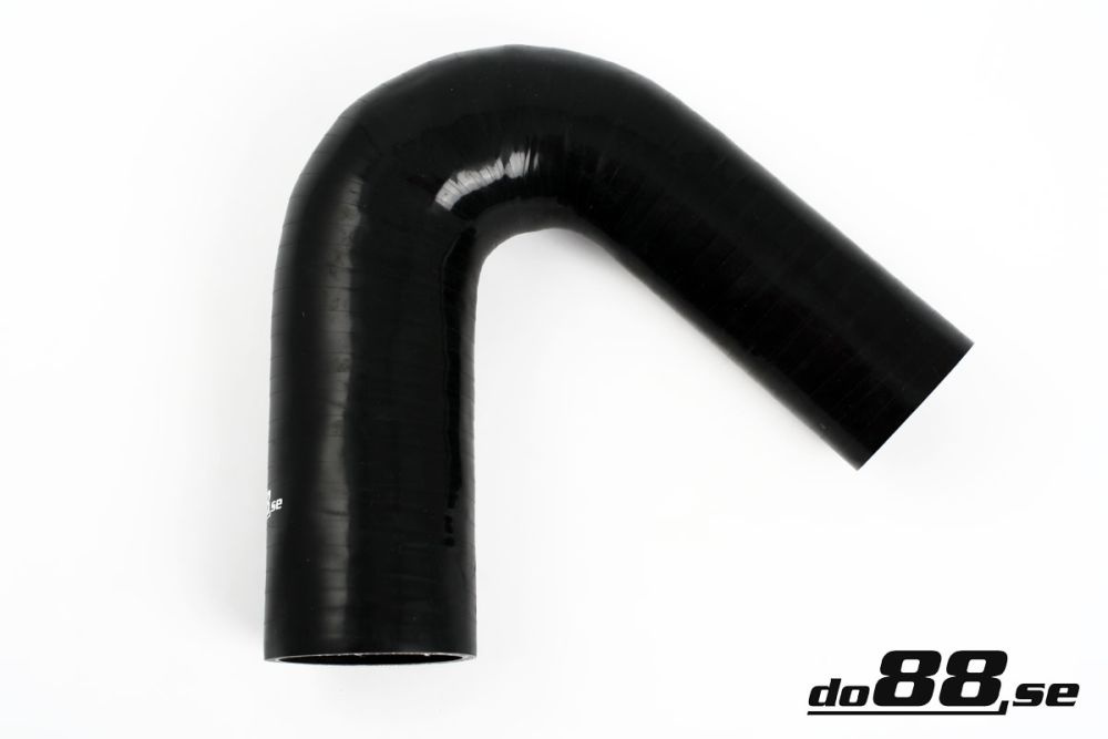 Silicone Hose Black 135 degree 2 - 2,5\'\' (51-63mm) in the group Silicone hose / hoses / Silicone hose Black / Reducing elbow / 135 degree at do88 AB (SBR135G51-63)