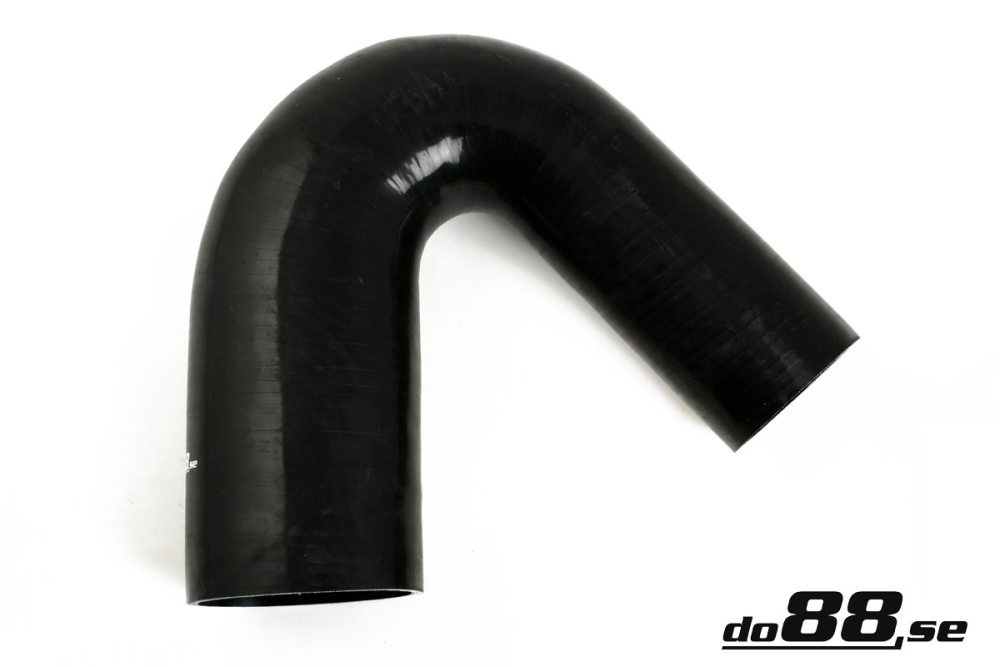 Silicone Hose Black 135 degree 3 - 4\'\' (76-102mm) in the group Silicone hose / hoses / Silicone hose Black / Reducing elbow / 135 degree at do88 AB (SBR135G76-102)