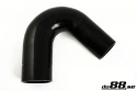 Silikonslang Svart 135 grader 3 - 3,5´´ (76-89mm) Silikonslang Svart 135 grader 3 - 3,5´´ (76-89mm)