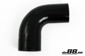 Silikonslang Svart 90 grader 3,25 - 3,5´´ (83-89mm) Silikonslang Svart 90 grader 3,25 - 3,5´´ (83-89mm)