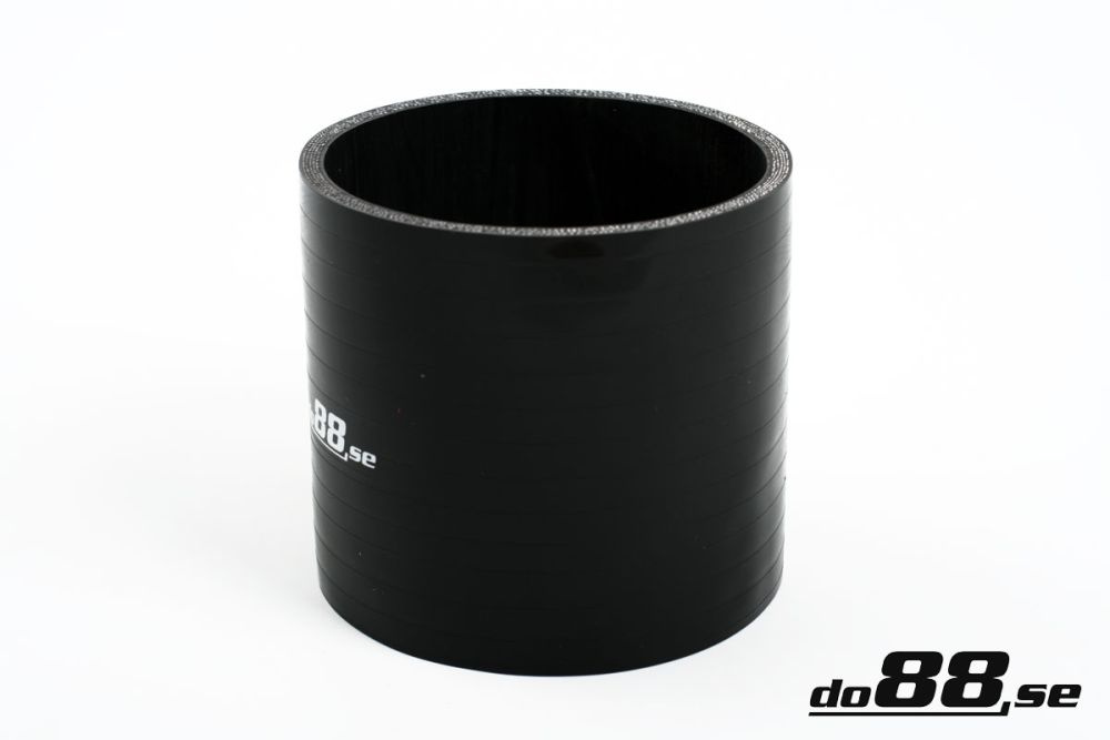 Silicone Hose Black Coupler 4\'\' (102mm) in the group Silicone hose / hoses / Silicone hose Black / Straight 10cm at do88 AB (SC102)