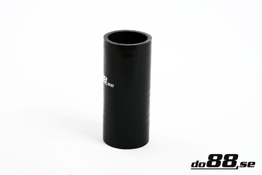 Silicone Hose Black Coupler 1\'\' (25mm) in the group Silicone hose / hoses / Silicone hose Black / Straight 10cm at do88 AB (SC25)