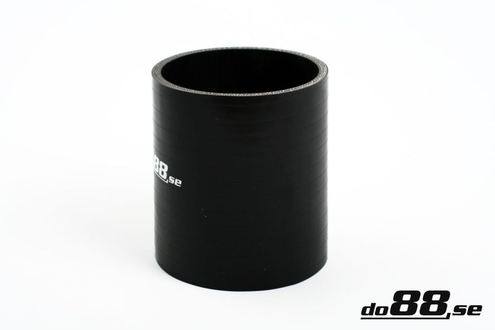 Silicone Hose Black Coupler 3,125\'\' (80mm) in the group Silicone hose / hoses / Silicone hose Black / Straight 10cm at do88 AB (SC80)