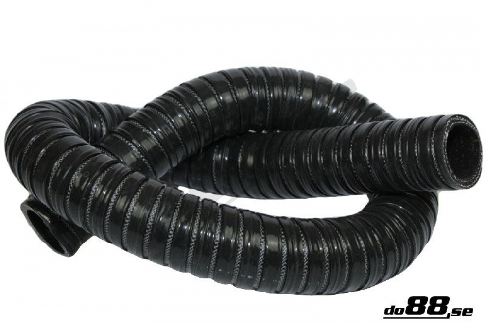 Silikonslang Svart Flexibel 1,18´´ (30mm) Silikonslang Svart Flexibel 1,18´´ (30mm)