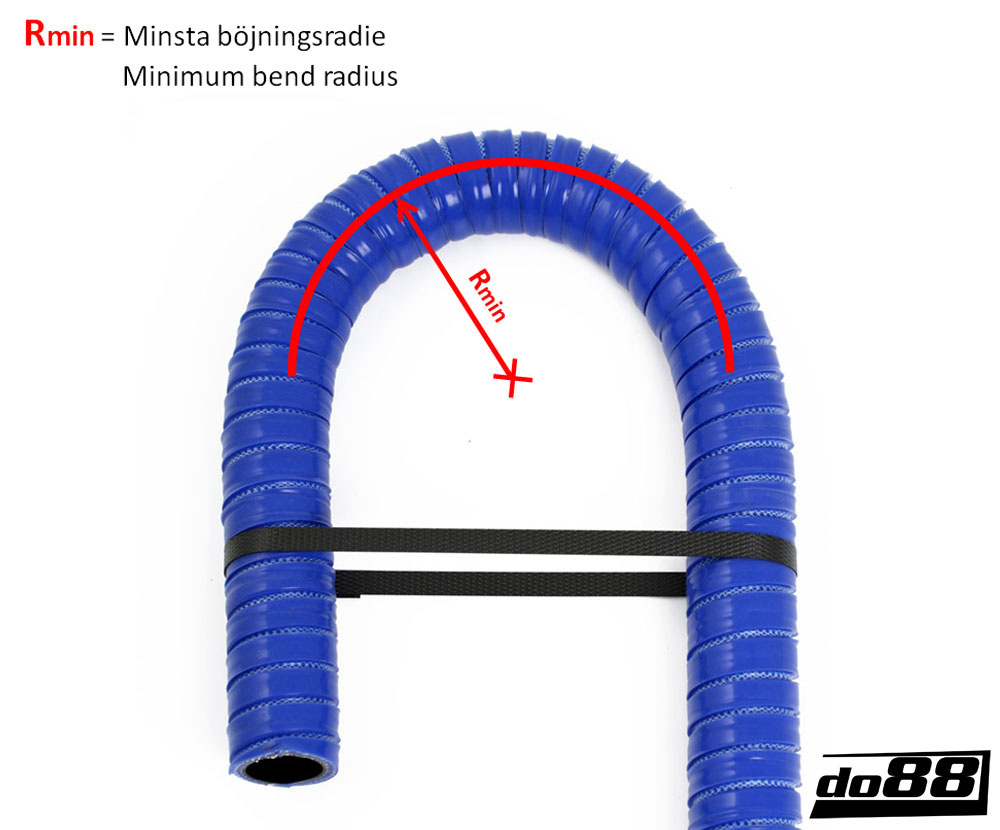 Silikonslang Svart Flexibel 1,375´´ (35mm) Silikonslang Svart Flexibel 1,375´´ (35mm)