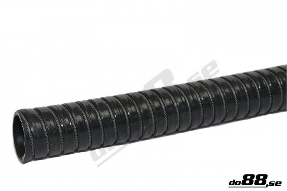 Silicone Hose Black Flexible 1,5\'\' (38mm) in the group Silicone hose / hoses / Silicone hose Black / Flexible at do88 AB (SF38)
