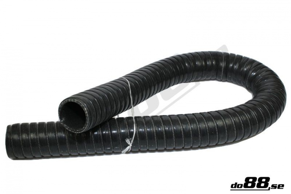 Silikonslang Svart Flexibel 1,625´´ (41mm) Silikonslang Svart Flexibel 1,625´´ (41mm)