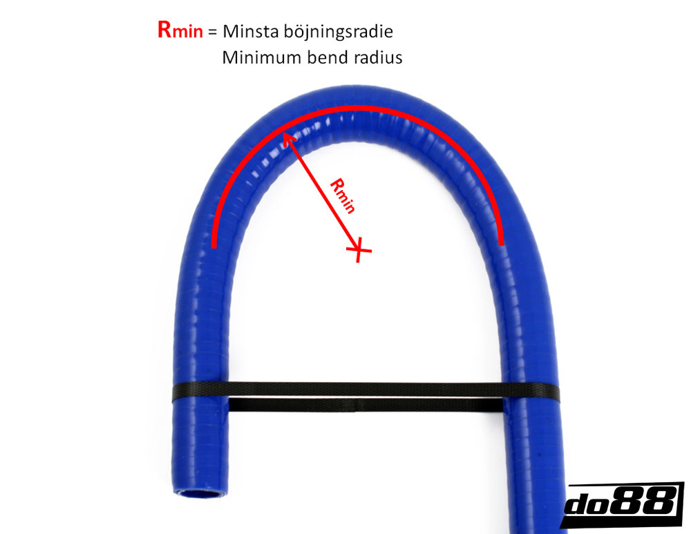 Silikonslang Svart Flexibel slät 2,0´´ (51mm) Silikonslang Svart Flexibel slät 2,0´´ (51mm)