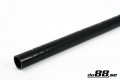 Silicone Hose Black straight length 1,5'' (38mm)