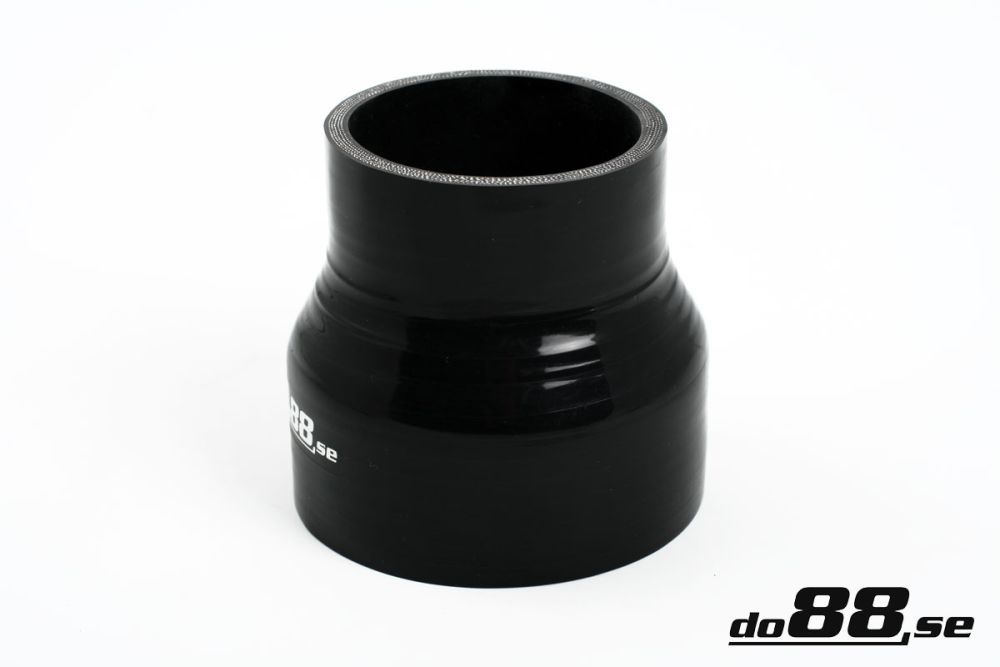 Silikonslang Svart 3,75 - 4´´ (95-102mm) i gruppen Silikonslang / slang / Silikonslang Svart / Rak reducering hos do88 AB (SR95-102)