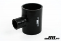 Silikonslang Svart T 3´´ + 1,25´´ (76+32mm) Silikonslang Svart T 3´´ + 1,25´´ (76+32mm)