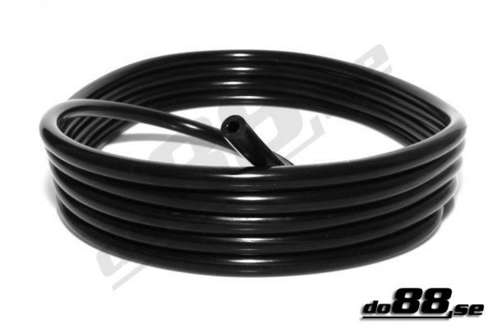 Vacuumhose Black 5mm in the group Silicone hose / hoses / Silicone hose Black / Vacuum hose at do88 AB (SV5x2.5)