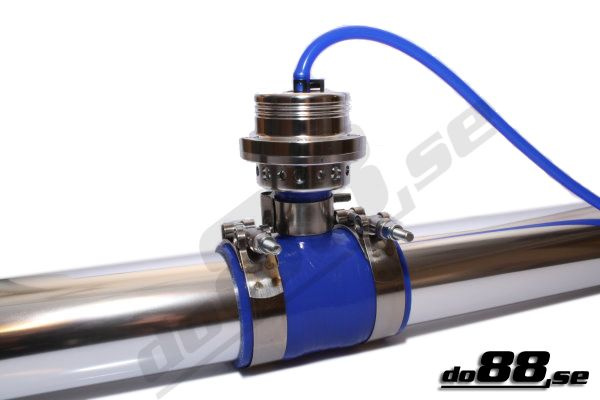 Silikonslang Blå T 2,75´´ + 1´´  (70mm+25mm)