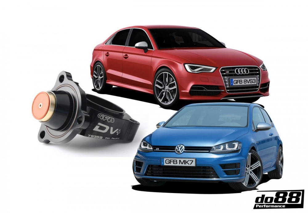 GFB, DV+ T9359 (Passar VW Mk7 Golf R and Audi 8V S3)