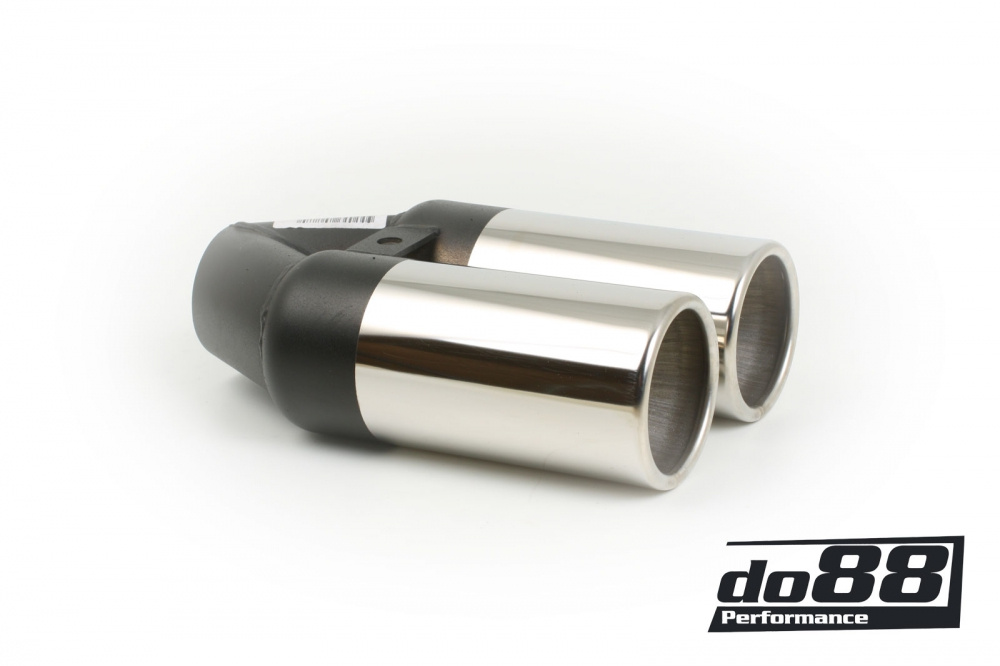Tailpipe Twin Rond 76 in the group Engine / Tuning / Exhaust parts / 3\'\' (76mm) exhaust parts at do88 AB (U176300)
