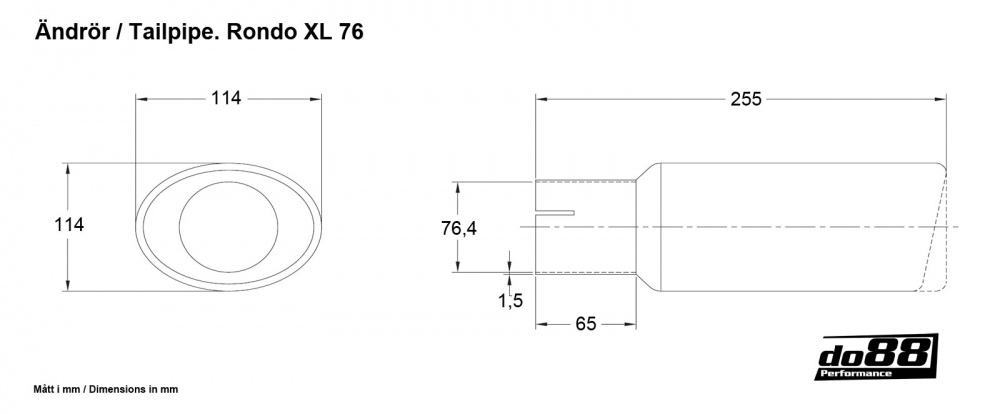 Ändrör Rondo XL 76
